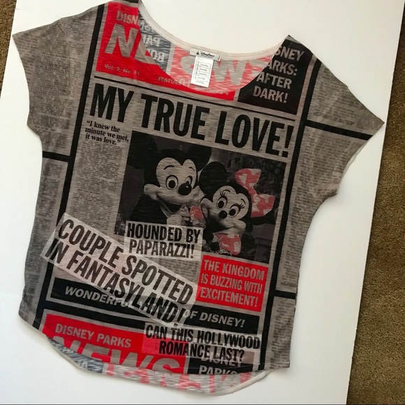 Disney Tops - Authentic Disney Top, NWOT